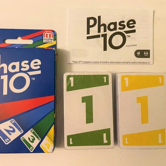 2019 Phase 10 Card Game Mattel New Open Box With Instructions - Picture 4 of 8
